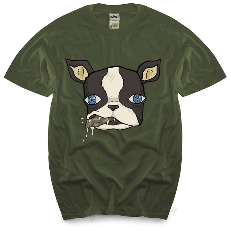 

Summer mens tshirt Iggy the dog Jojos Bizarre Adventure TShirt Personalized cozy and Breathable diversified Cotton teeshirt S