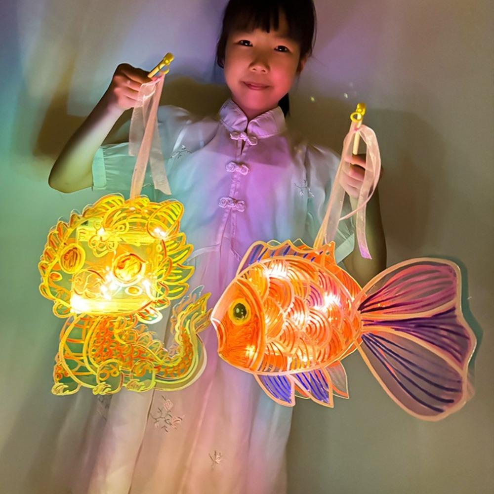 Luminous Mid-Autumn Glowing Lanterns Simulation Handheld Lanterns  Children's Gift