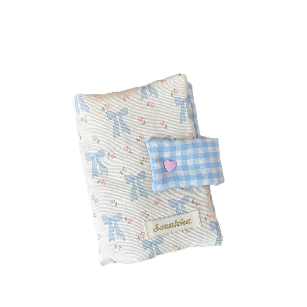 Handmade Cute Bow Fabric Book & Planner Cover - Student Gift