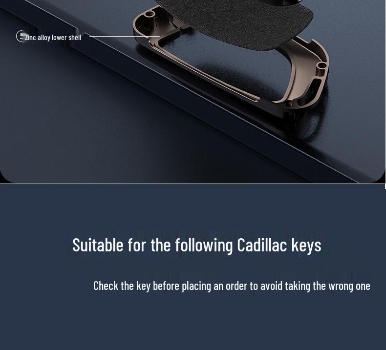 Cadillac Key Case: Compatible with XT5, XT4, XT6, CT5, CT6, CT4, XTS, and ATSL Models
