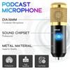 ALSO GO Podcast Equipment Bundle BM-800 Microphone Gold F998 Sound Card for Podcasting Singing Gaming Live Streaming YouTube TikTok