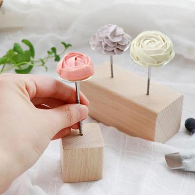 Supporto in Legno per Torta Gelato Torta Unghie da Fiori Stand Strumento Vassoio per Torta Fondente