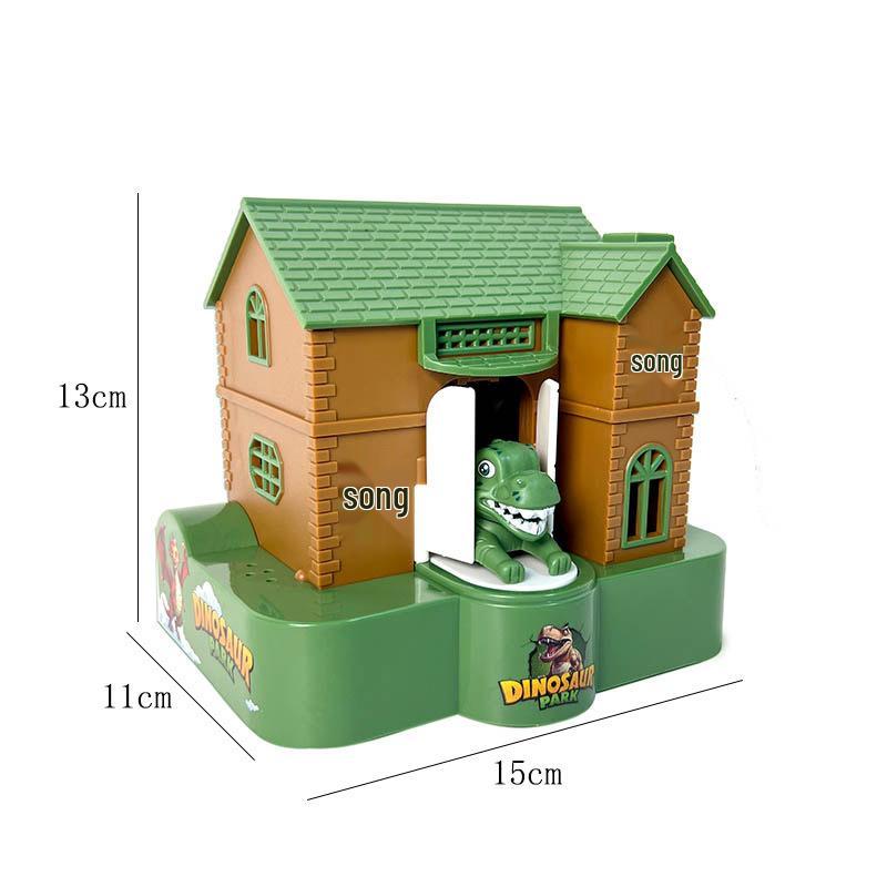 Novel Dinosaur Piggy Bank with Music: Automatic Coin Storage and Withdrawal