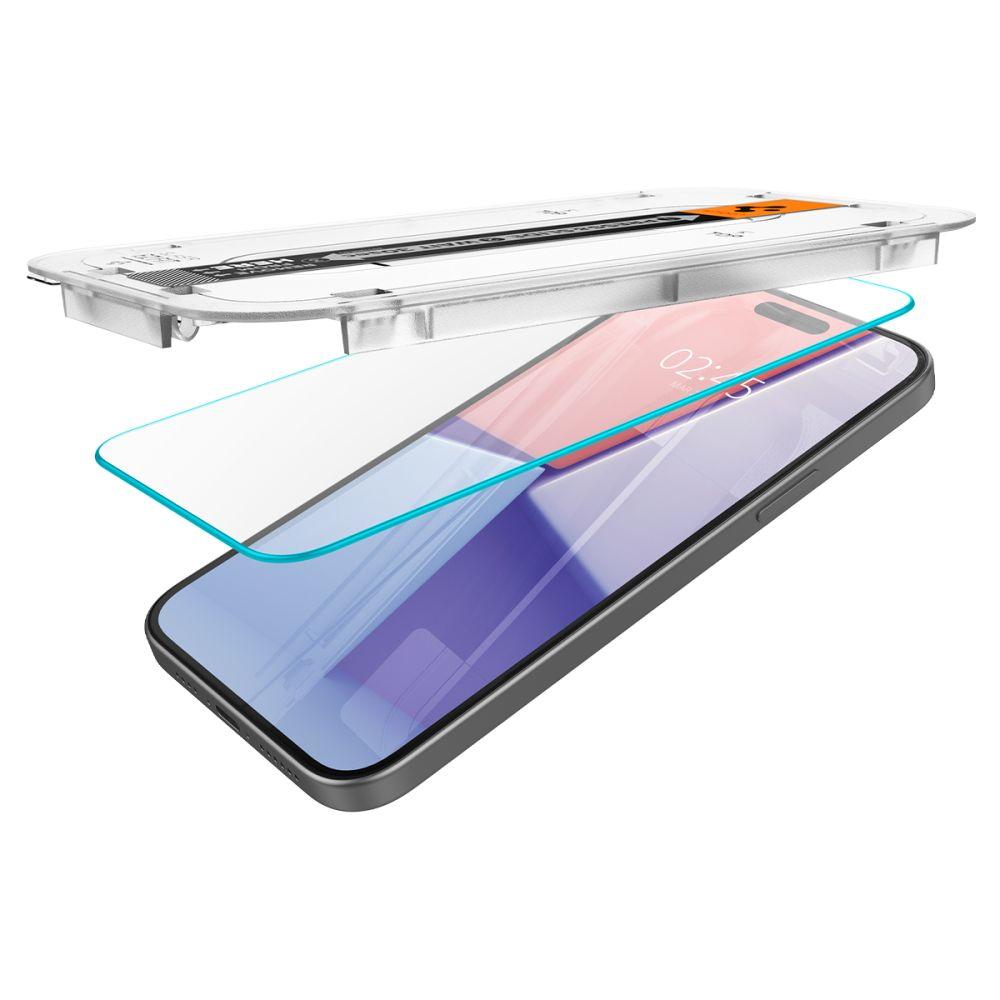 Szkło Hartowane Spigen Glas.tr Ez Fit Iphone 15 Plus Clear