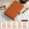 Jewelry Storage Book Set, PU Leather Travel Organizer, with 5 Removable Soft Velvet Pages Design, Jewelry Pouch for Necklaces Rings Earrings