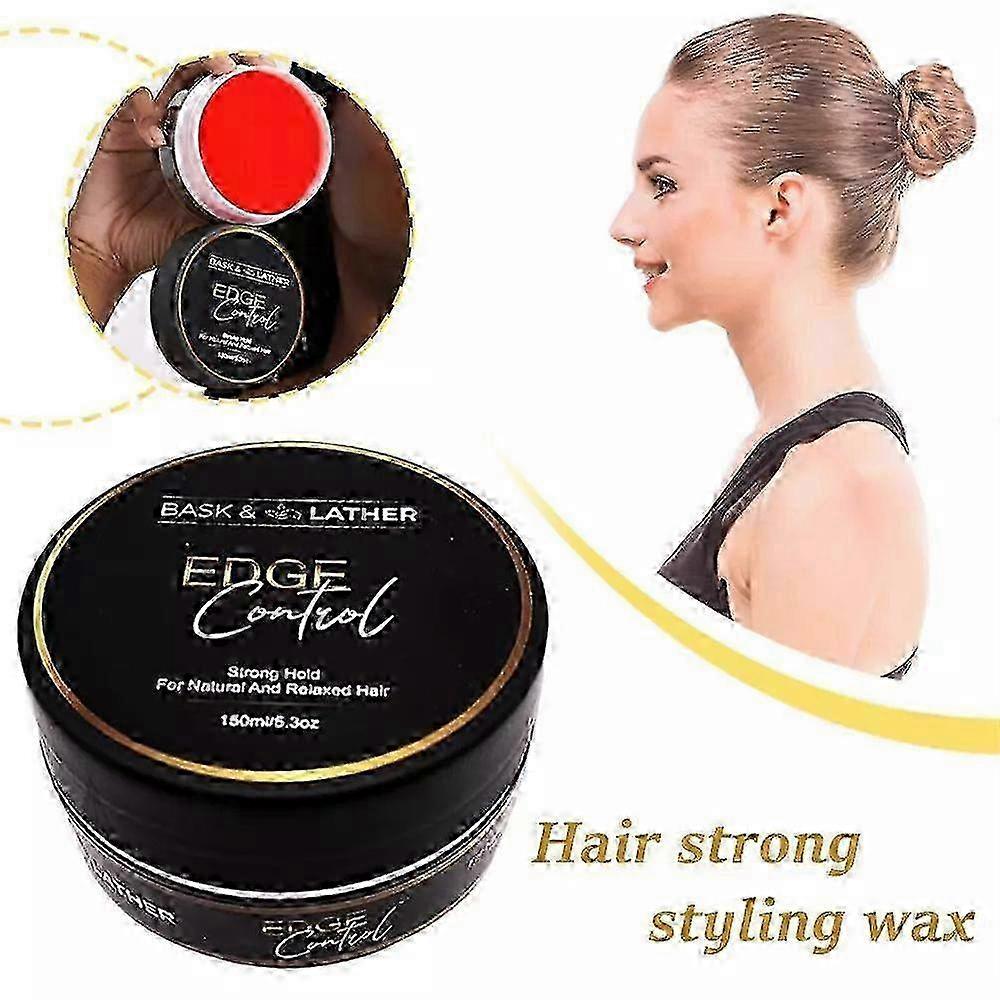BASK LATHER Edges Control Hair GelStrong Hold, Thick Edges Styling GelHOTNew Z