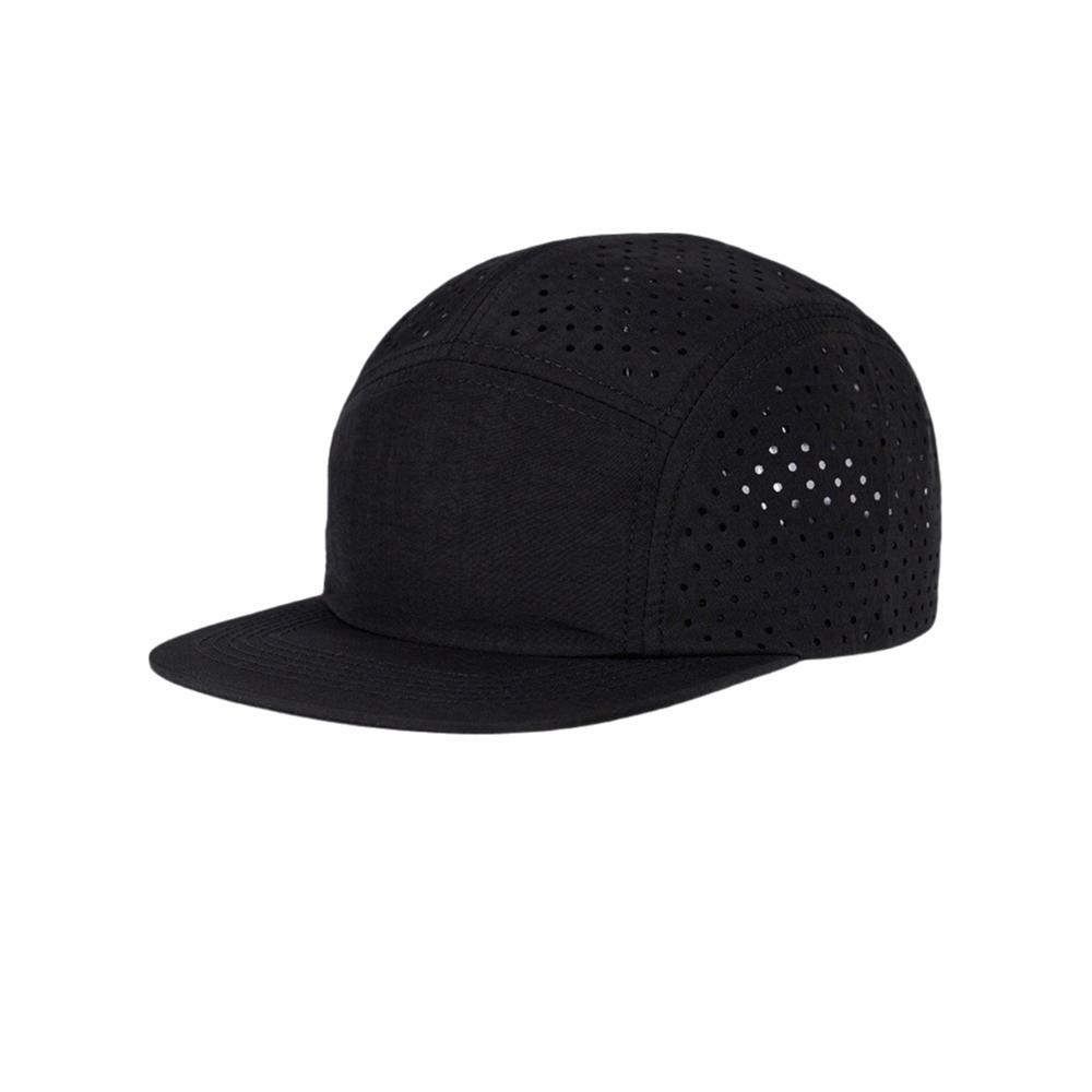 5-panel Running Cap Quick Drying Sun Hat Lightweight Sport Cap Cycling чёрный