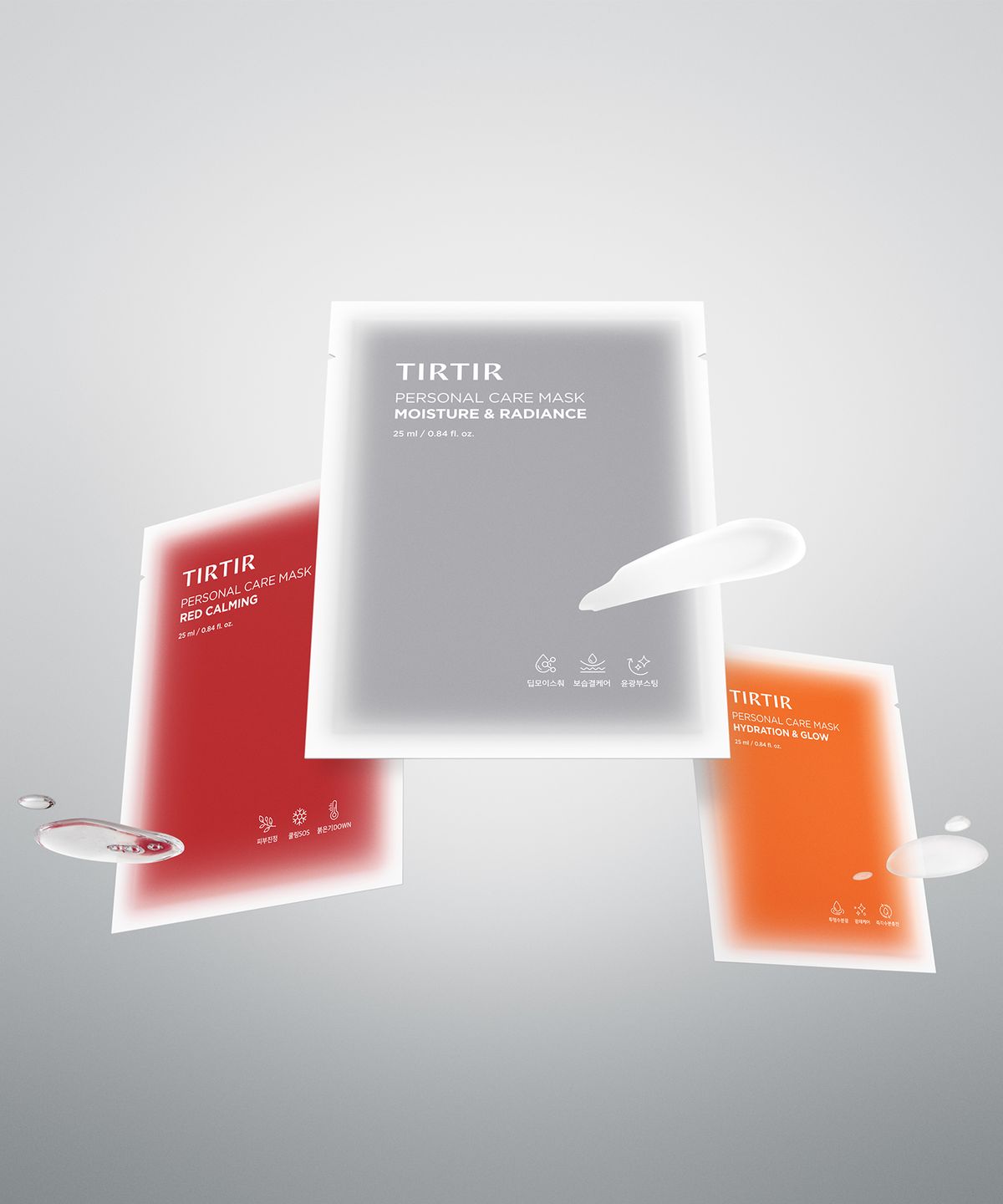 3 типа масок для личного ухода Red Coming