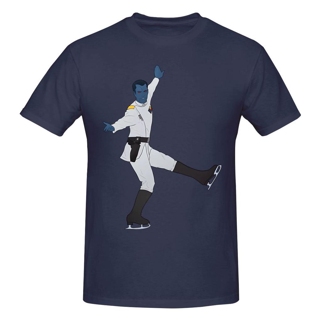 Thrawn Ice Skating Casual Tshirt Japanese Style Fresh Original Tshirt