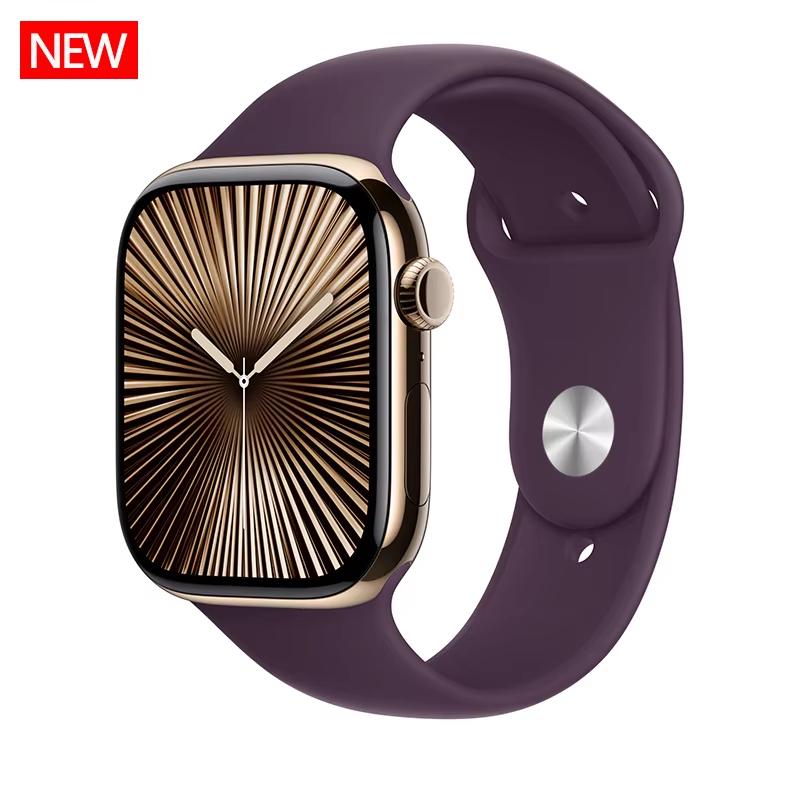Strap For Apple Watch bands 44mm 45mm 40mm 41mm 42mm 46mm Sport Silicone correa smartwatch Bracelet iWatch Series 10 9 8 11 SE 3