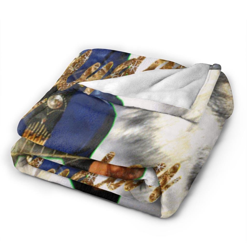 Johnny Hallyday  Blanket Quality Warm  Bedding Throws Winter Girls Boys Couch Chair Sofa Bed Fluffy Bedspread