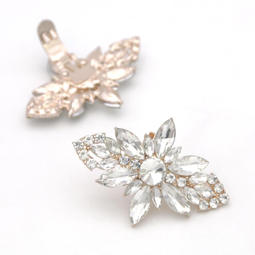 Multifunctional Shoe Accessories: Detachable Flower Decorations for High Heels and Wedding Shoes