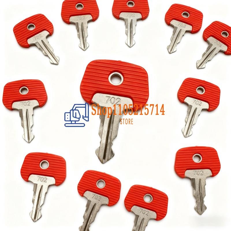 20PCS 702 Key for Jungheinrich Electric Stapler Ignition Key 702 for Microphone Komatsu