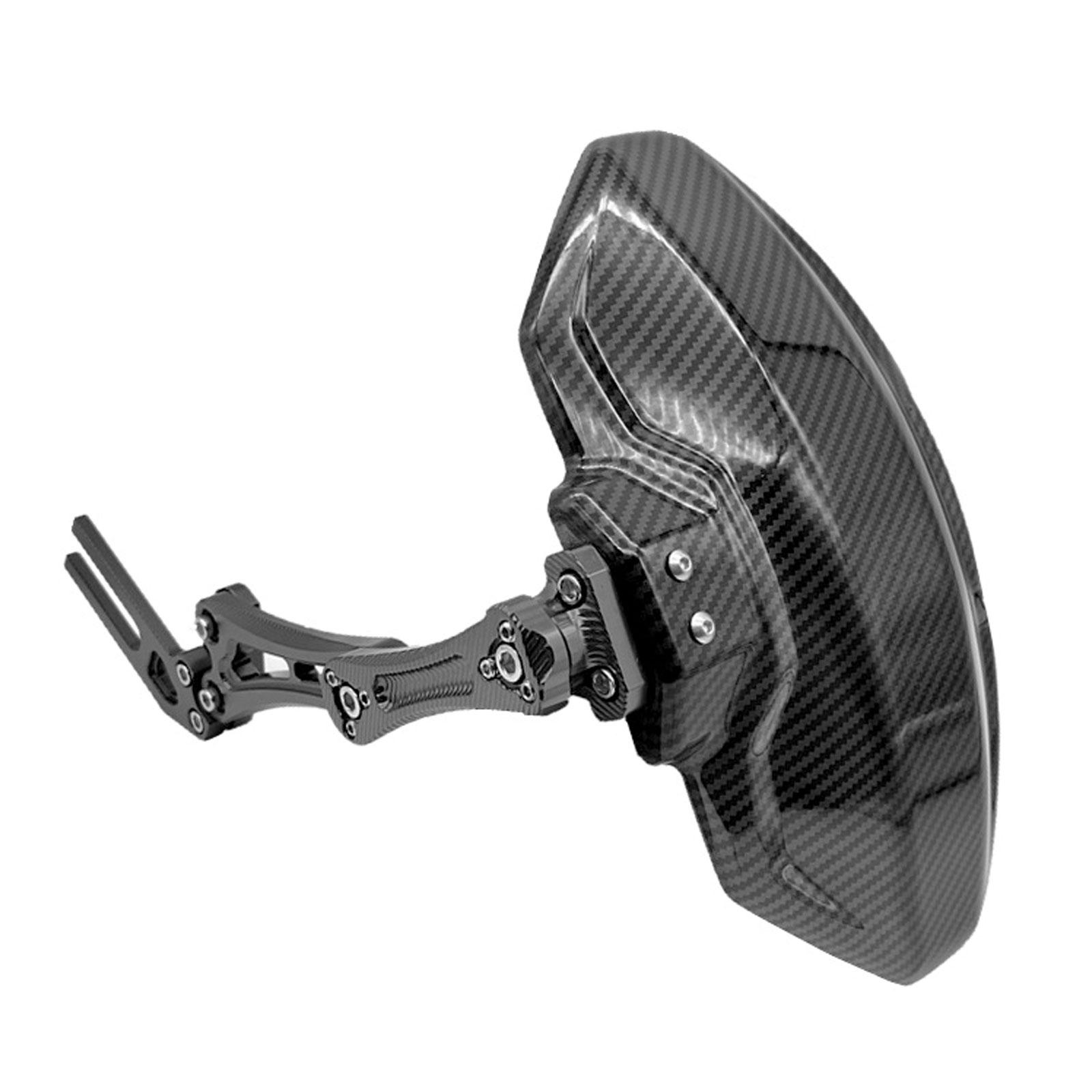 

Заднее крыло мотоцикла с ЧПУ, алюминиевый задний брызговик для мотоцикла, пластиковый брызговик из углеродного волокна с принтом для YAMAHA SUSUKI чёрный