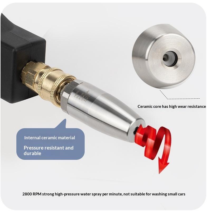 30/35/40/45/50 360° Stainless Steel Swivel Pressure Washer Nozzle Quick-Connect Lotus Spray Head For Tree Bark Rust Removal