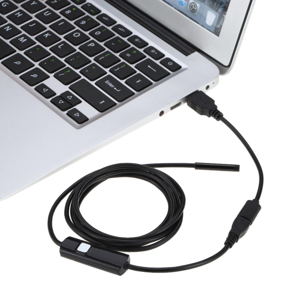 5.5mm 1.5m Digital USB Endoscope Borescope Handheld Inspection Snake Camera 6 Adjustable Led for Android Smartphones