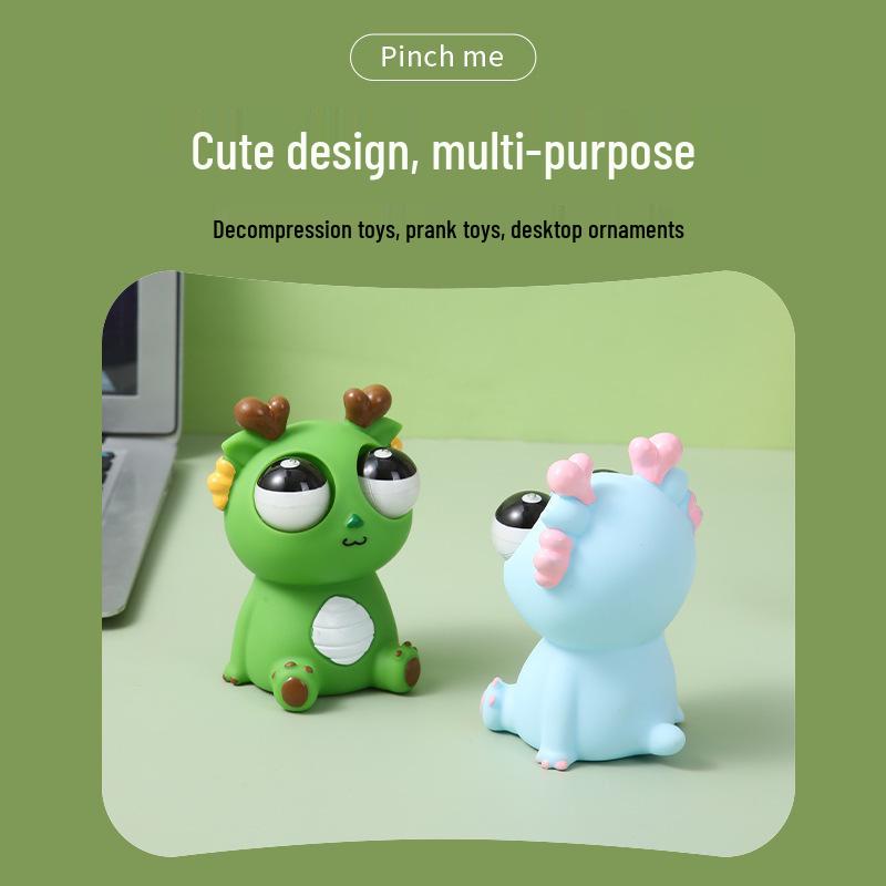 Exploding Eyes Dragon Man Panda Squeeze Toy - Decompression Artifact & Internet Celebrity Gift for Kids