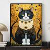 Animal Diamond Painting Painting Kit, 5D Cat Gemstone Diamond Embroidery Craft DIY Artwork Decoration Home Wall Mural