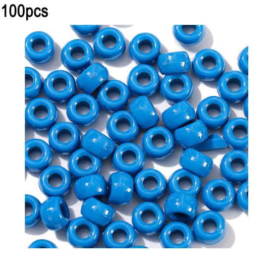 

100 шт./набор DIY Акриловые Свободные Бусины Сквозные Ручной Работы Браслеты Ожерелья Изготовление Ювелирных Изделий Красочные Разделительные Бусины Набор Аксессуаров для Рукоделия
