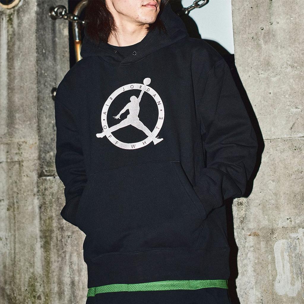 OFF-WHITE X Jordan Hoodie (Asia Sizing) Black Men Streetwear