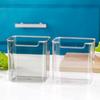 Yousheng Cooling Clear Storage Boxes Extra-Thick Shatterproof PET Containers with Handles Stackable Refrigerator