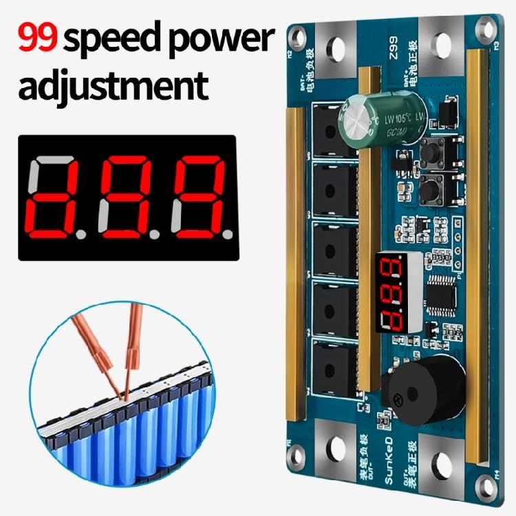 Punktschweißmaschinen-Steuerplatine Punktschweißgerät-Set für Nickelblech 18650 Lithium-Batterie Schweißen Elektronikreparatur