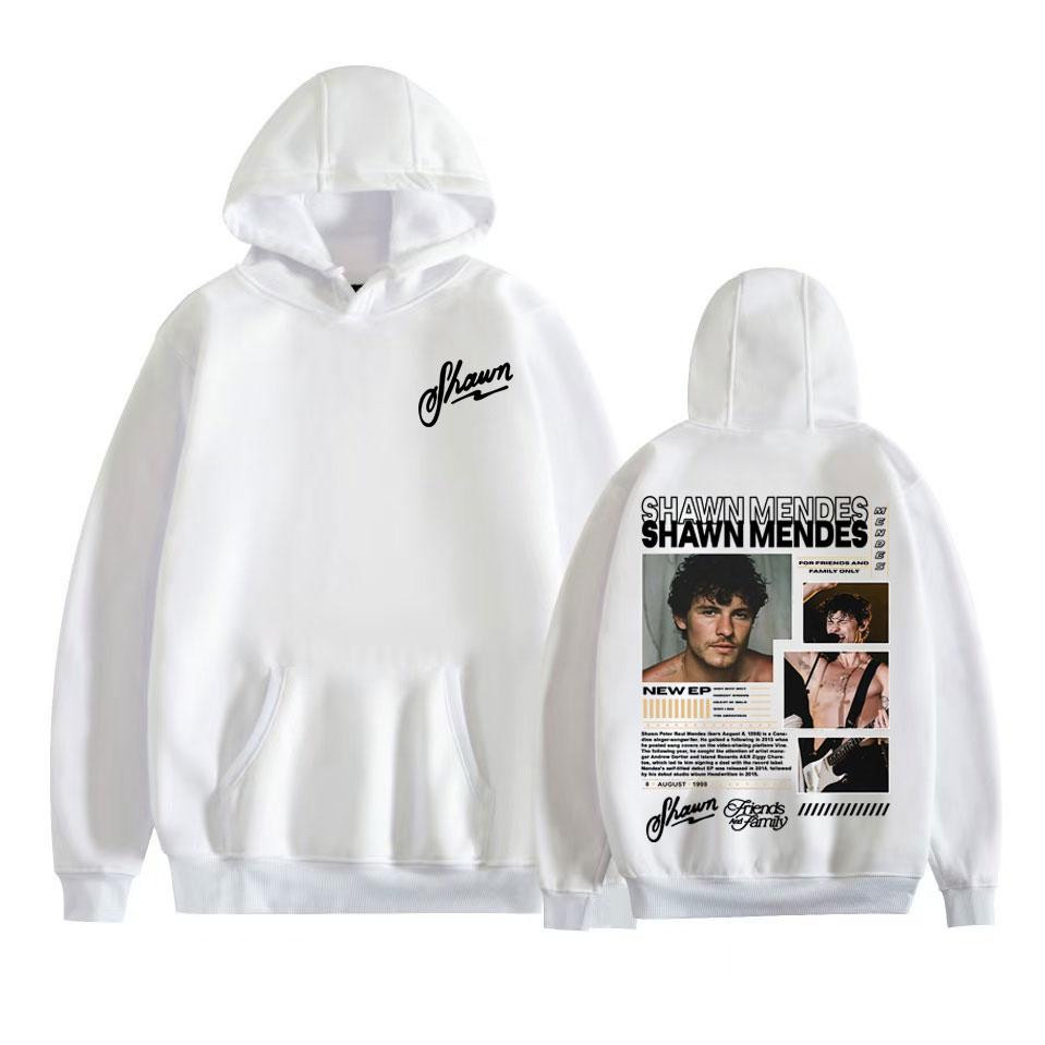Singer Shawn Mendes Album Tour 2025 Graphic Hoodies Men Fashion Hip Hop Streetwear Sweatshirt High Quality Long Sleeve Pullovers