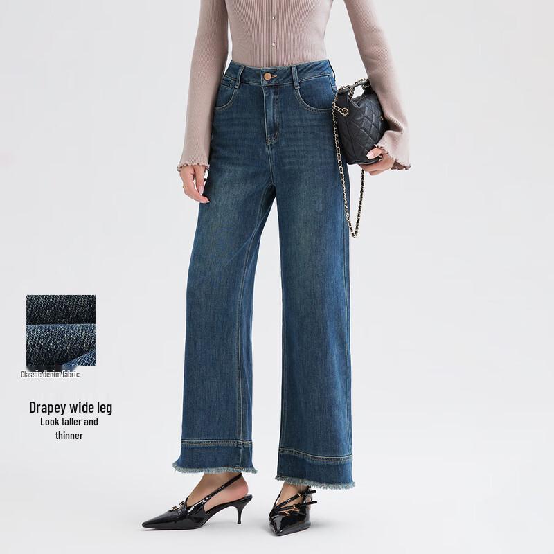 

FivePlus Women s Straight-Leg Wide-Leg Jeans L