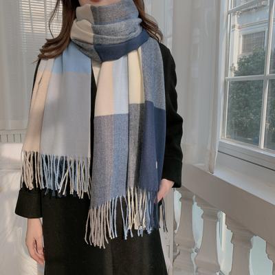 Sciarpa Invernale da Donna in Imitazione Cashmere Sciarpa a Quadri Dongdaemun Sciarpa Autunnale