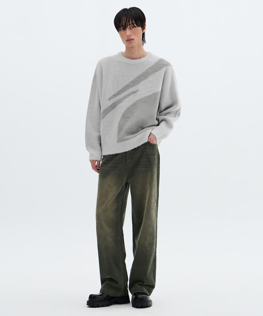 Illuminate Symbol Jacquard Round Knit - Grey