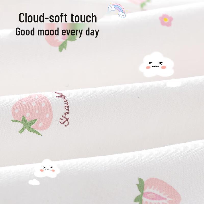 Hongdou Girls' Cotton Boxer Briefs - 4 Pack