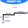 Foldable Portable Aluminum Mic Boom Stand Shake Proof Design Compatible for Smartphones Tablets Podcast Studio Use