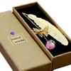 Retro Vintage Bookmark Design of Feather + Butterfly Metal Bookmarks Promotional Gift