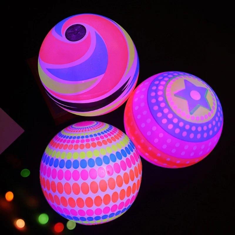 1Pc Kids Creative-Luminous Toys-Flashing Jumping Bouncing Vibrating Ball Musical Dance Ball Interactive Toys Boys And Girls Gift