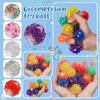 Diamond Water Drop Ball Stress Relief  Toy, Colorful Bead Grape Ball, Stress Relief Bubble Ball 2ml