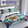 3pcs Custom Name Ice Age Dawn of the Dinosaurs Set,Includes 1 Duvet Cover and 2 Pillowcases,All-season Bedroom Decor