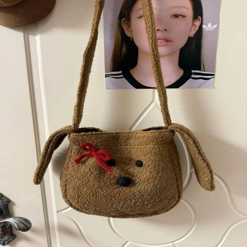 Сумка-ведро - Ретро и универсальная сумка через плечо с бантом