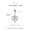 Original Charmscopper Good Sister Pink Heart Pendants Fit Charms Platabracelets For Women Jewelry Making Fine Gifts