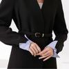 Pull à Manches Amovibles Rayées Vêtement Décoration de Bras Manches Faux Bras Extension de Manchette Chemise Poignets Faux Femmes