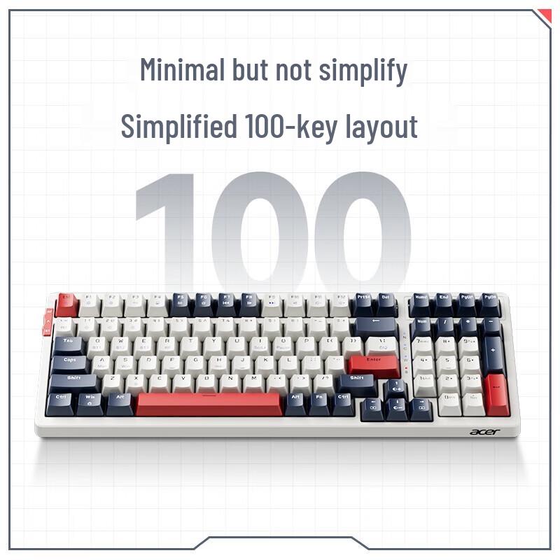 Acer OKR214 Tri-Mode Mechanical Keyboard