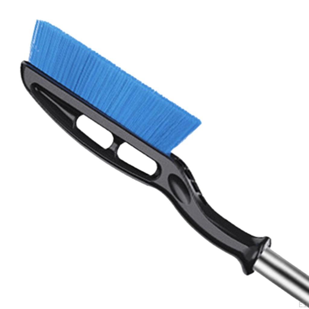 Car Snow Shovel Brush Tool, with Grip Telescopic Rod Remover for Vehicles Windows