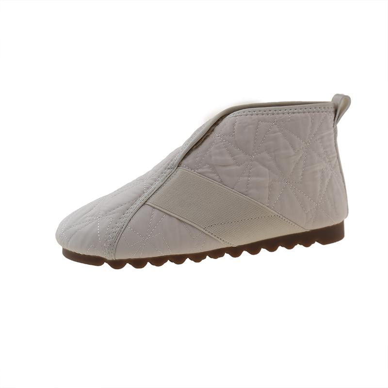 Новые женские ботинки Осень Зима 2024 Горячая Распродажа Толстый каблук Однотонные — фото 8