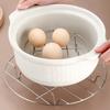 Parowar na kuchenkę do podgrzewania jedzenia Stal nierdzewna Nasadka na garnek Stojak parowy z izolacją na czterech nogach Taca na chleb Wielofunkcyjny dodatek do gotowania