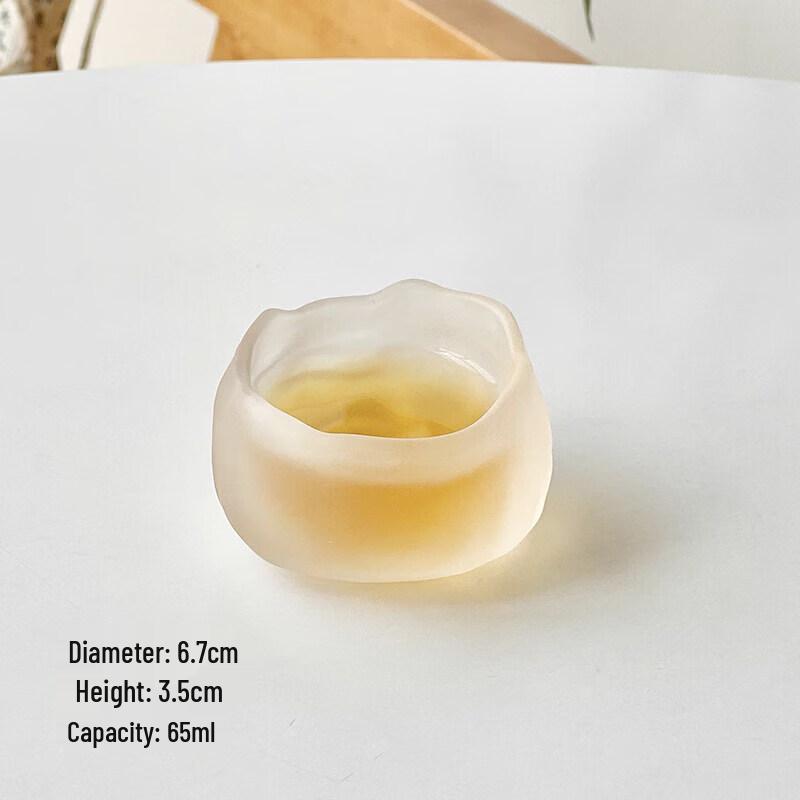 Qiwai Nordic Irregular Glacier Glass Plate