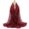 New  Summer Elegant Women Silk Scarf Beach Wrap Shawl Sparkly Gold Print Sunscreen Bandana Hijab Mujer Scarve Pareo Foulard