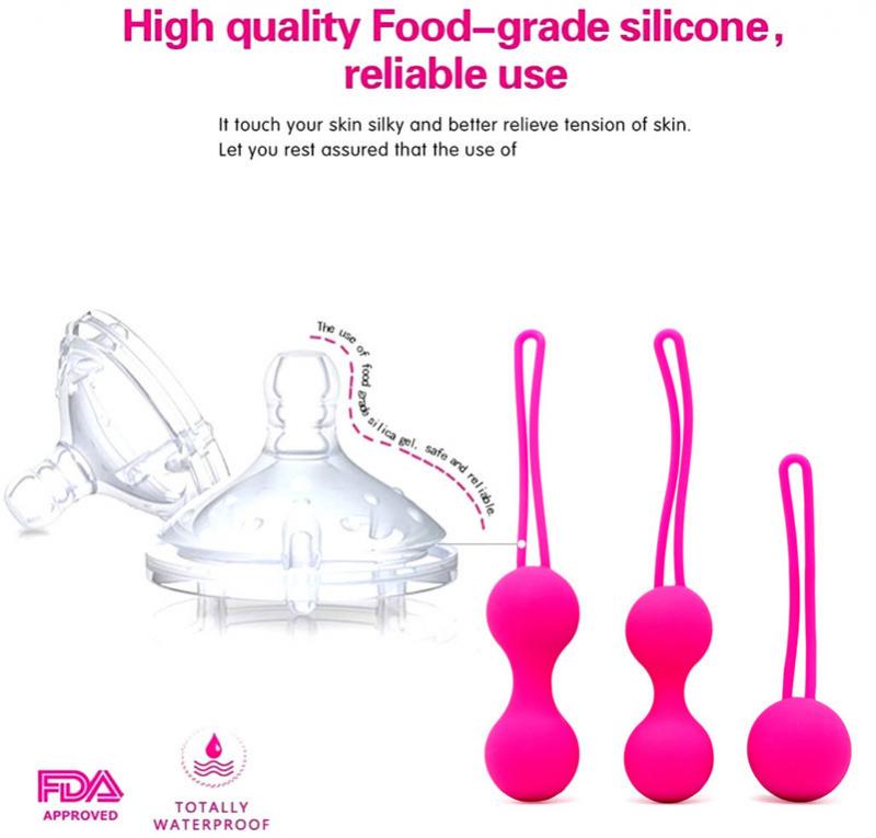 Smart Wearing Sex Toys Silicones Eggs Kegel Ball Advanced Improvement Vagina Training Eggs Dumbbell Ball