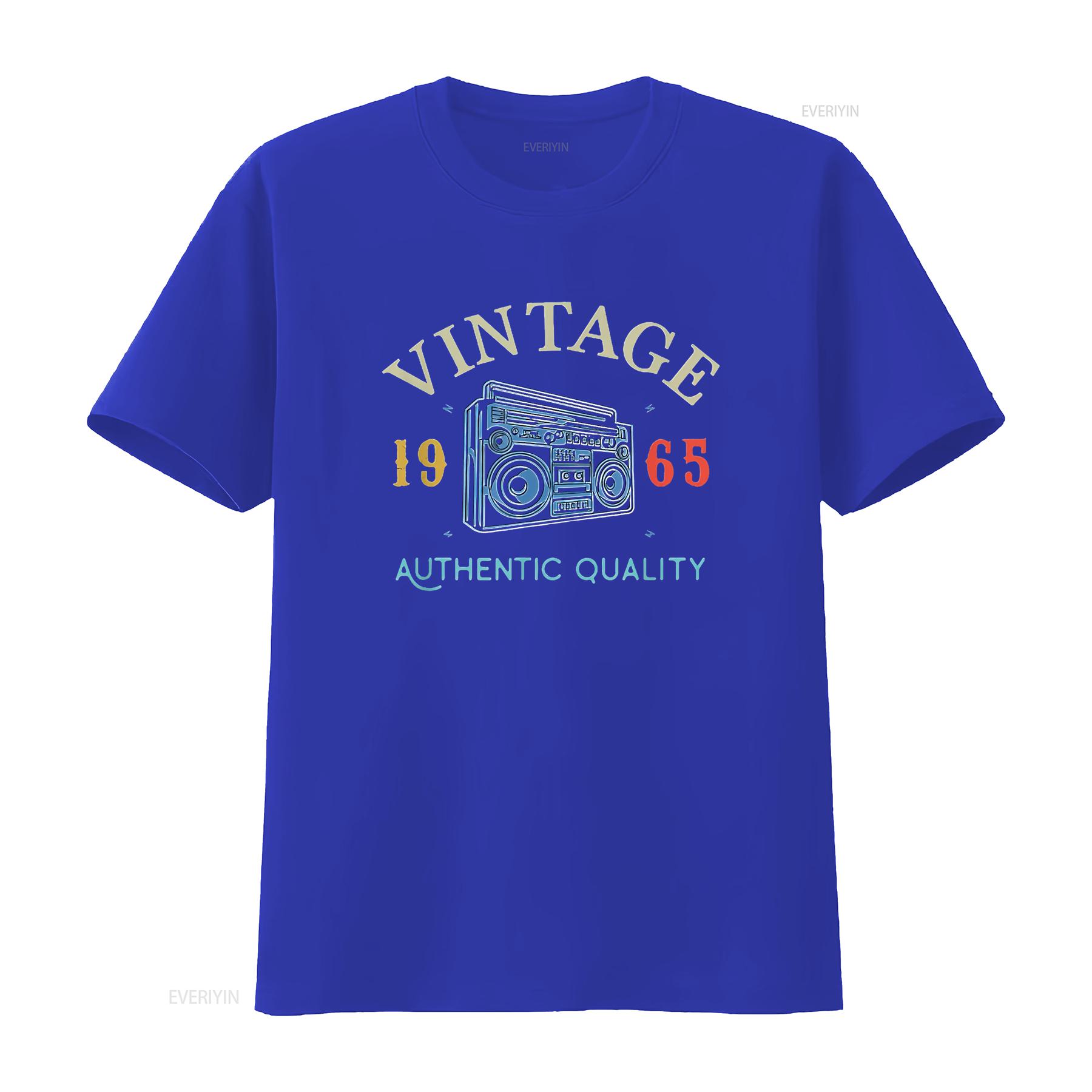 

Womens 58 Years Old 1965 Vintage 58Th Birthday Idea T Shirt Black 2XL vintage Washed Casual homme graphic streetwear S