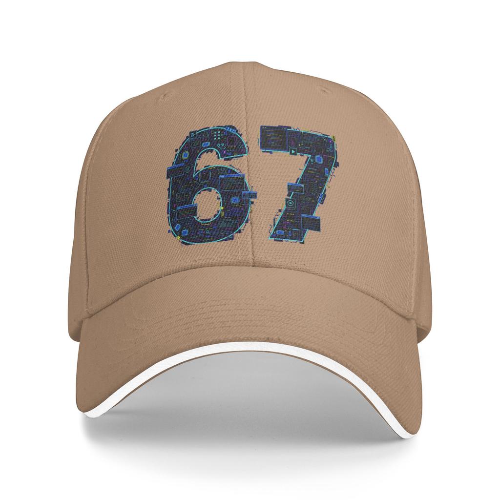 67 Six Seven Meme Programmer 67 Meme Sun Baseball Cap Summer Men Design Hip Hop Hats Quality Casual Hiking Fishing Snapback Cap