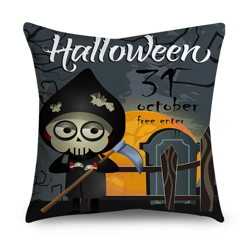 Halloween Easter Print Pattern Cushion Cover Home Living Room Sofa Decoration Cushion Cover Pillow Cover
