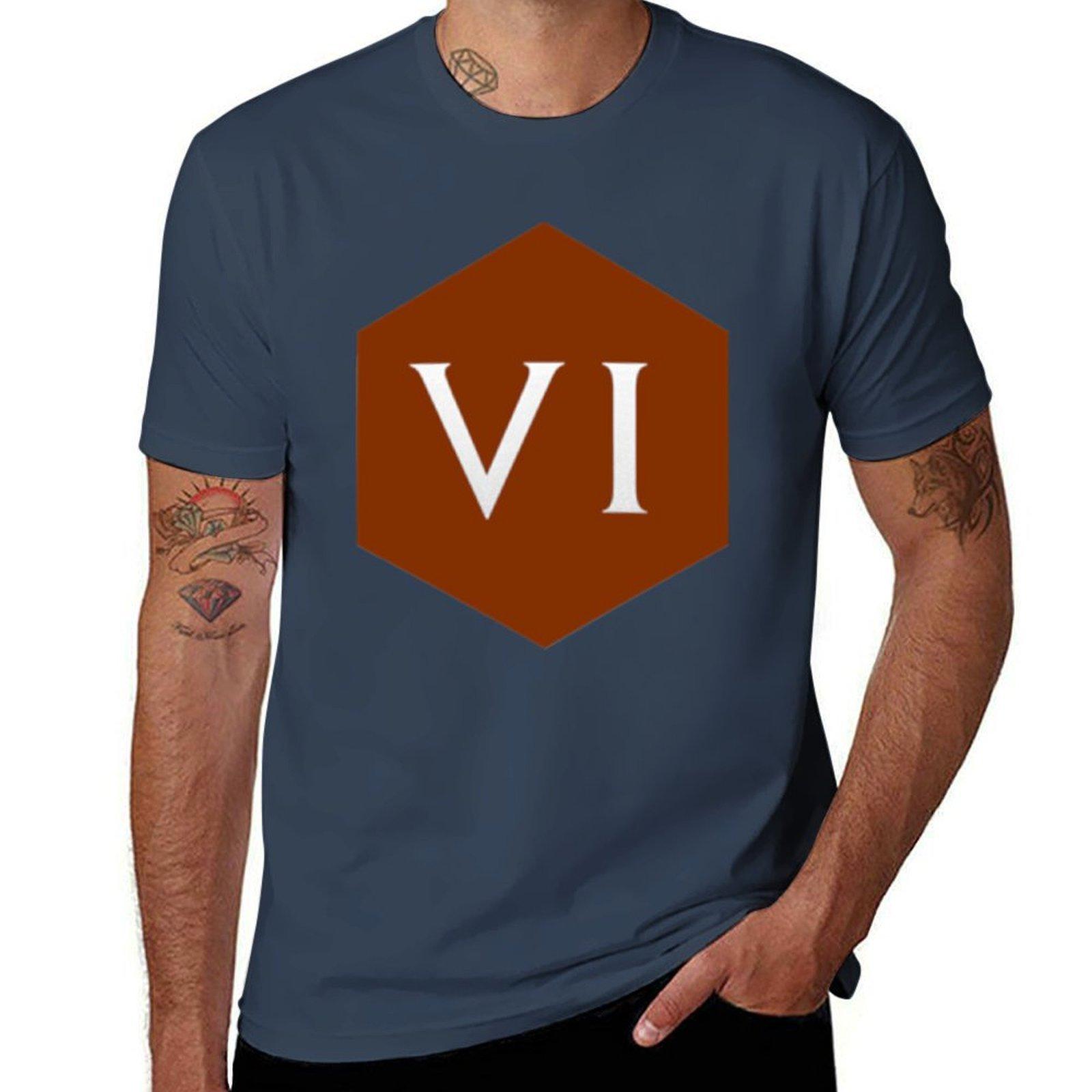 Civilization 6 Logo Tshirt Regular Fit Plain Tee Shirt S